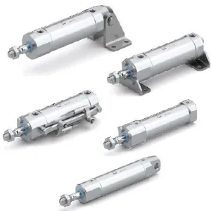 Xi lanh khí nén bằng thép không gỉ, đệm khí không cần điều chỉnh HF2A-CG5BC20SV-1 - HF2A-CG5 Series